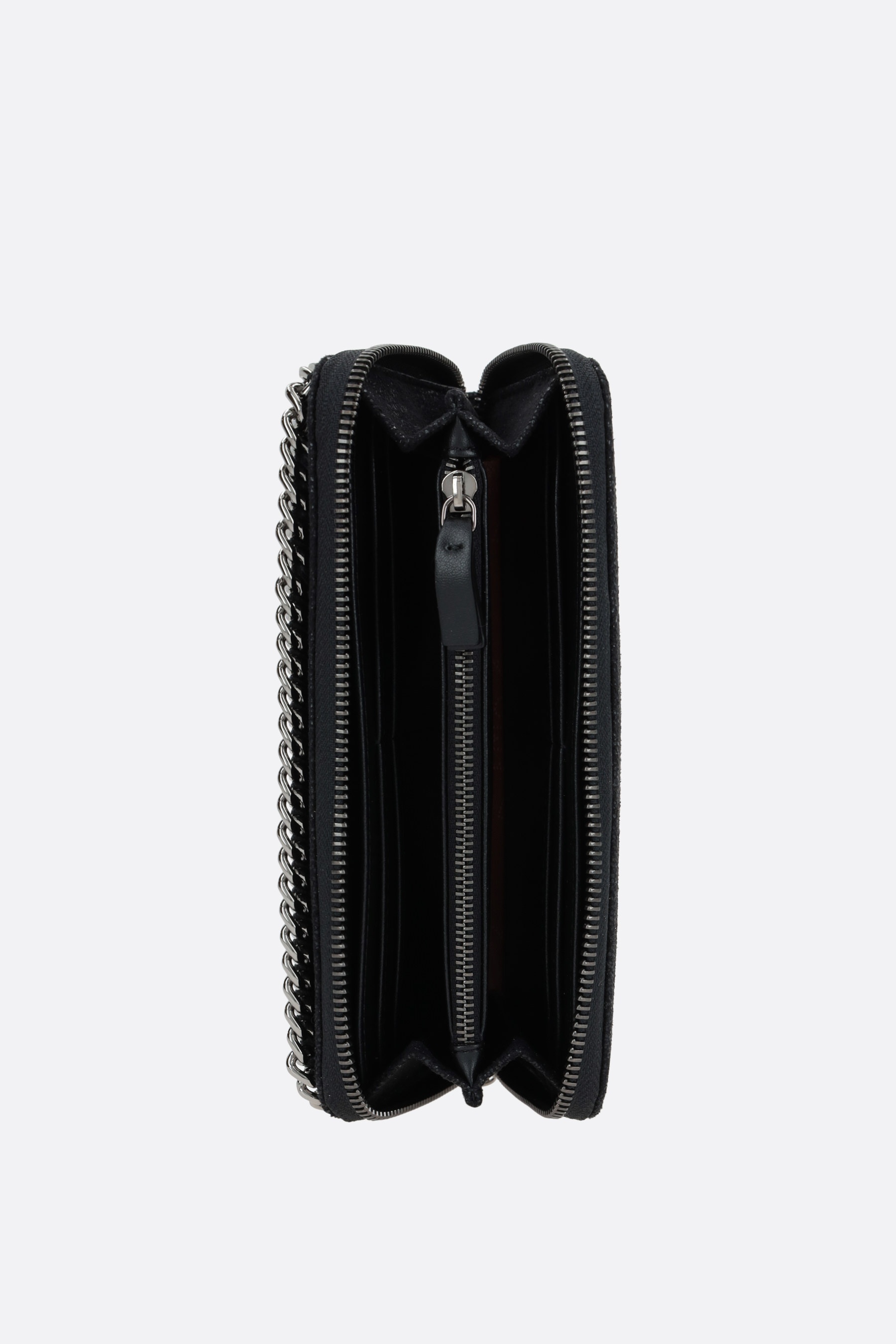 長財布 STELLA McCARTNEY Falabella zip-around wallet in Shaggy Deer Stella McCartney FALABELLA ZIP-AROUND WALLET IN SHAGGY DEER