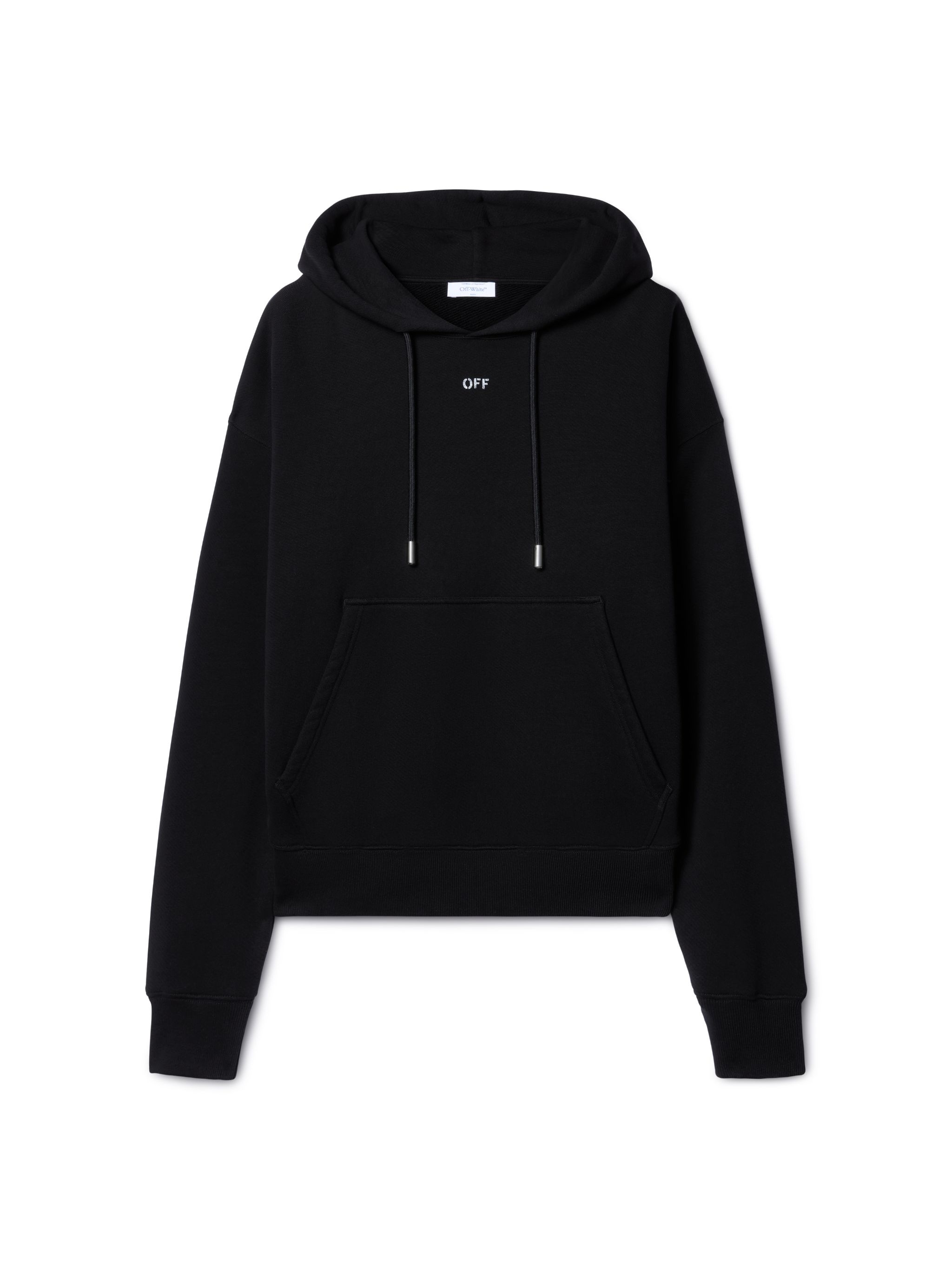 緊急セール【Off-White】Vibe arrow hoodie★送料関税込 Off-White Black Vibe Arrow Hoodie | REVERSIBLE