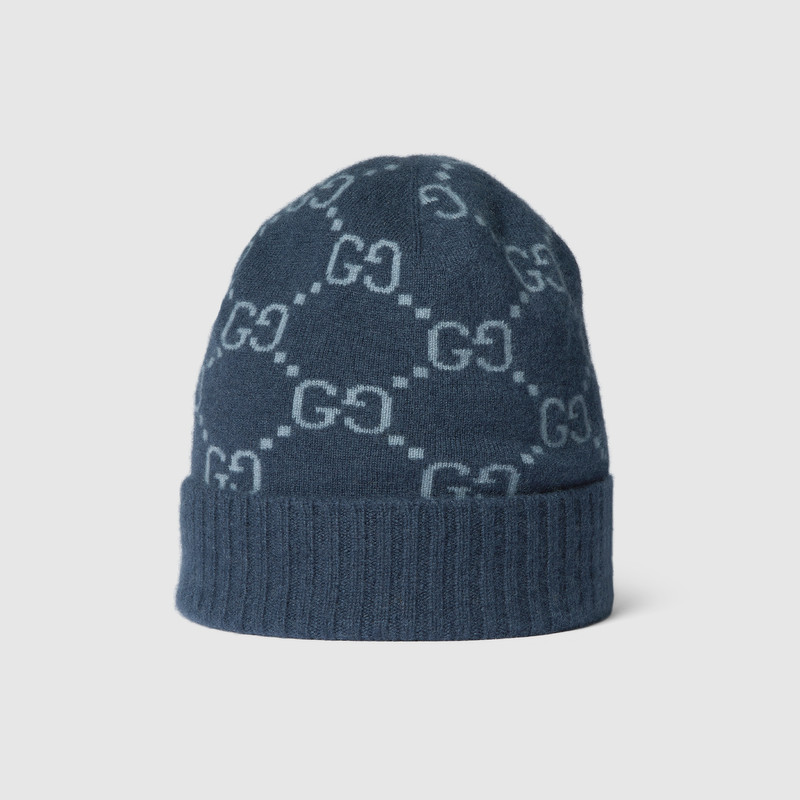 GUCCI GG cashmere jacquard hat outlook