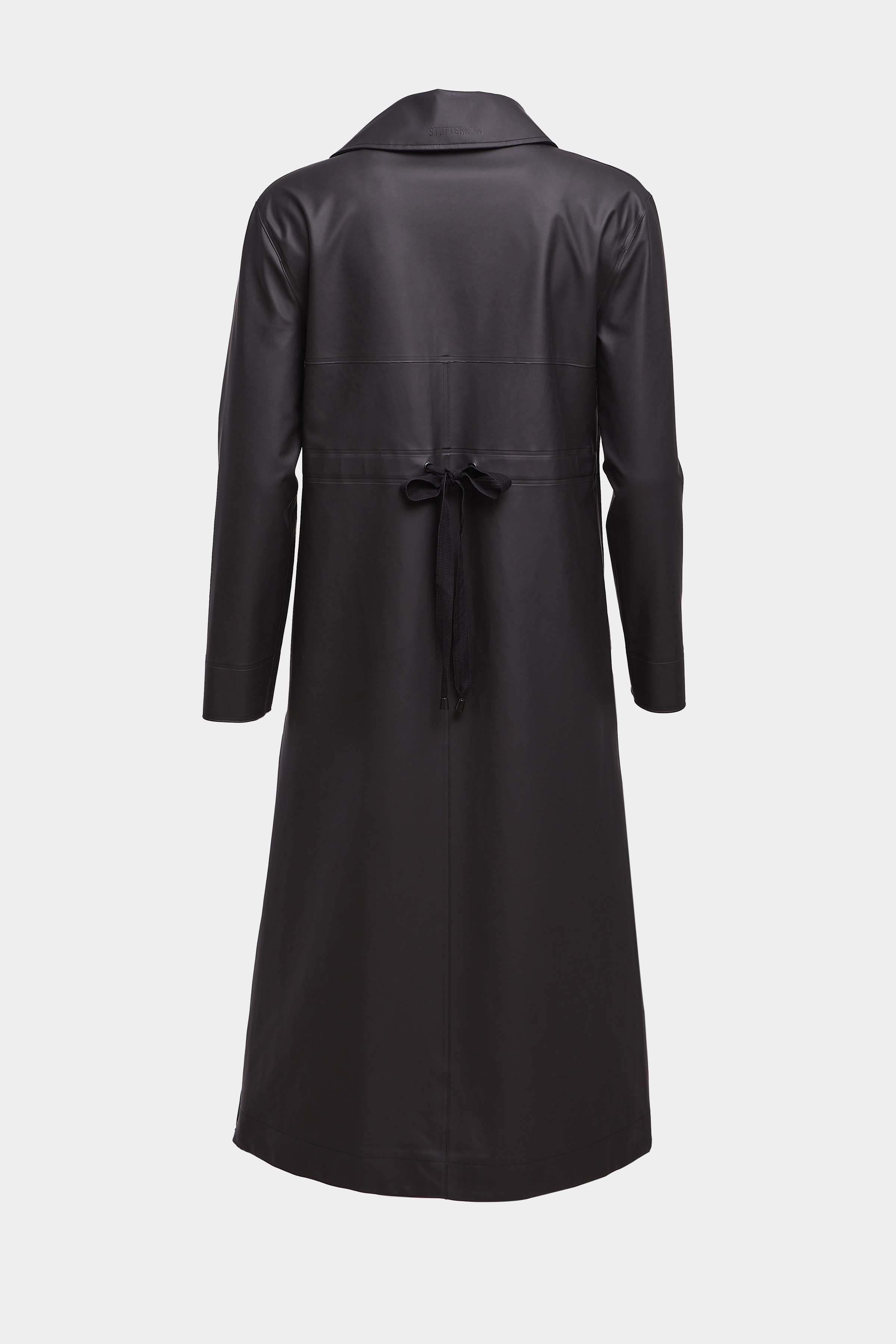 Hornstull Long Raincoat Black - 6