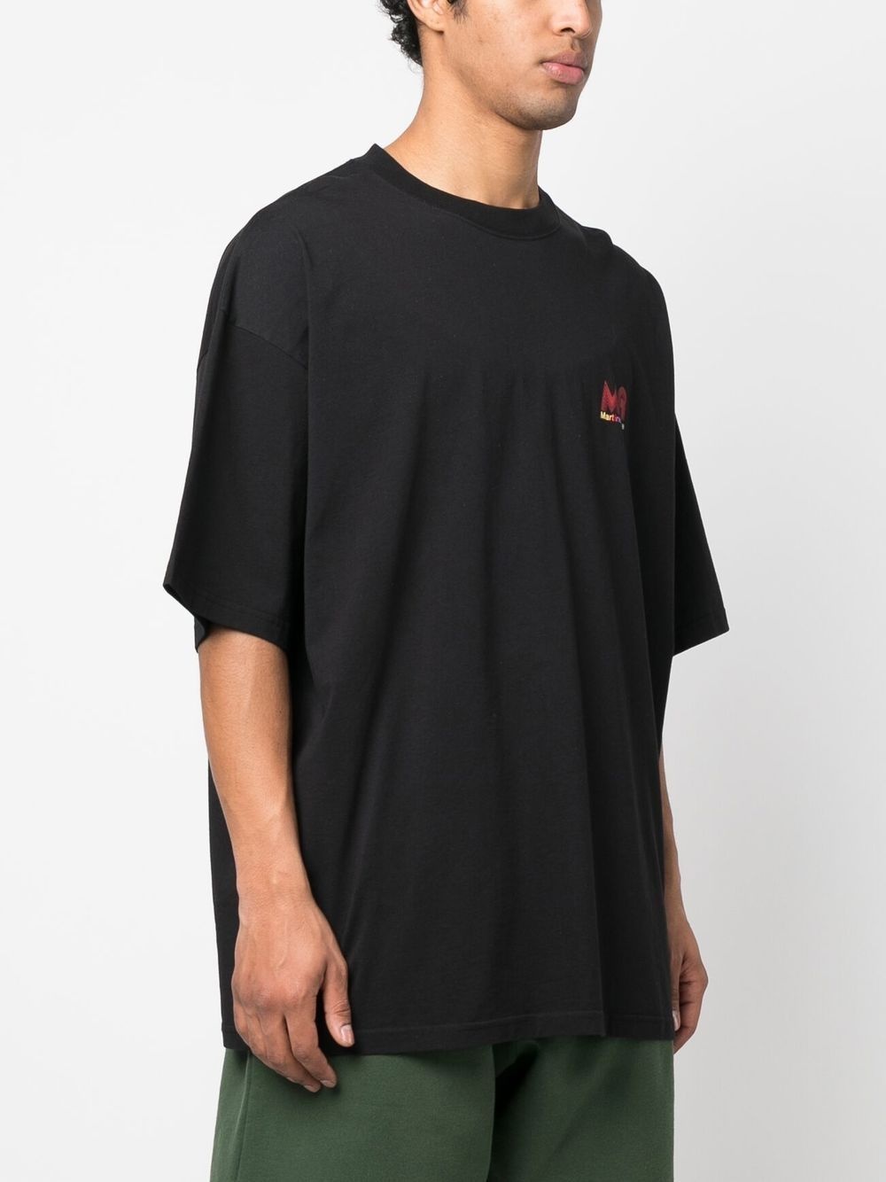 logo-print cotton T-shirt - 4