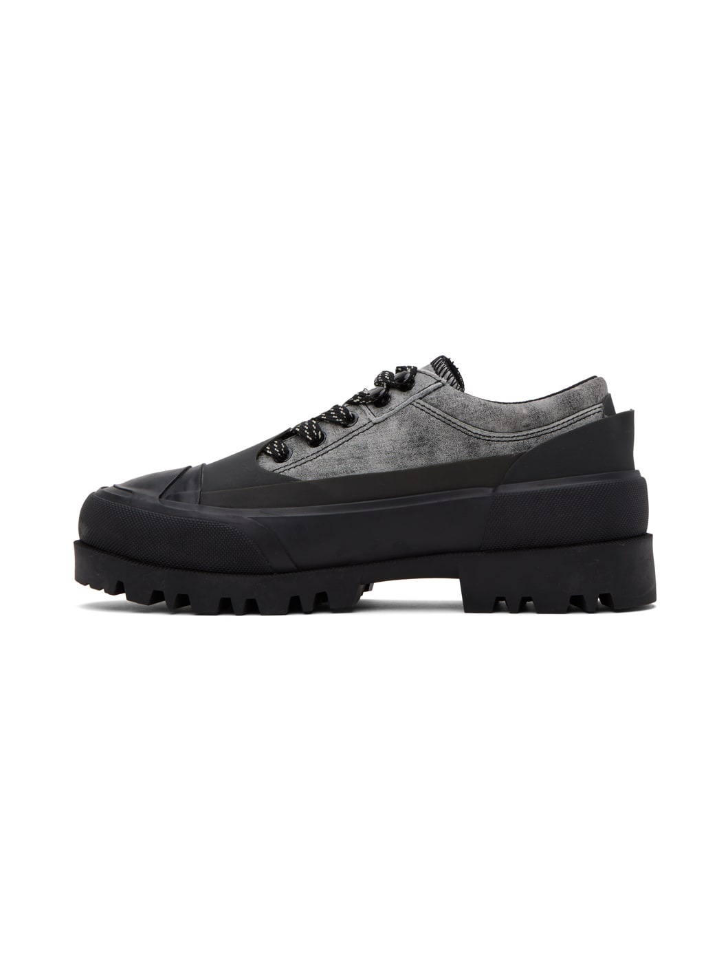 Gray & Black D-Hiko Sh X Derbys - 3