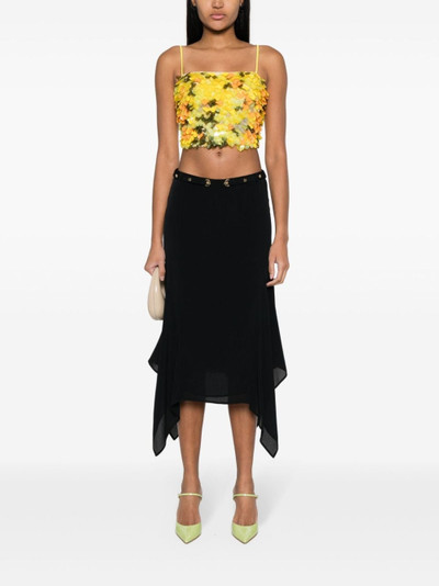 PINKO sequin-embellished crop top outlook