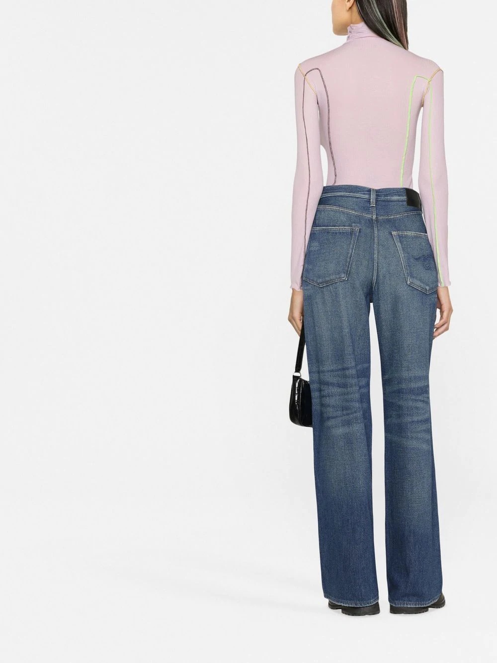 wide-leg jeans - 4