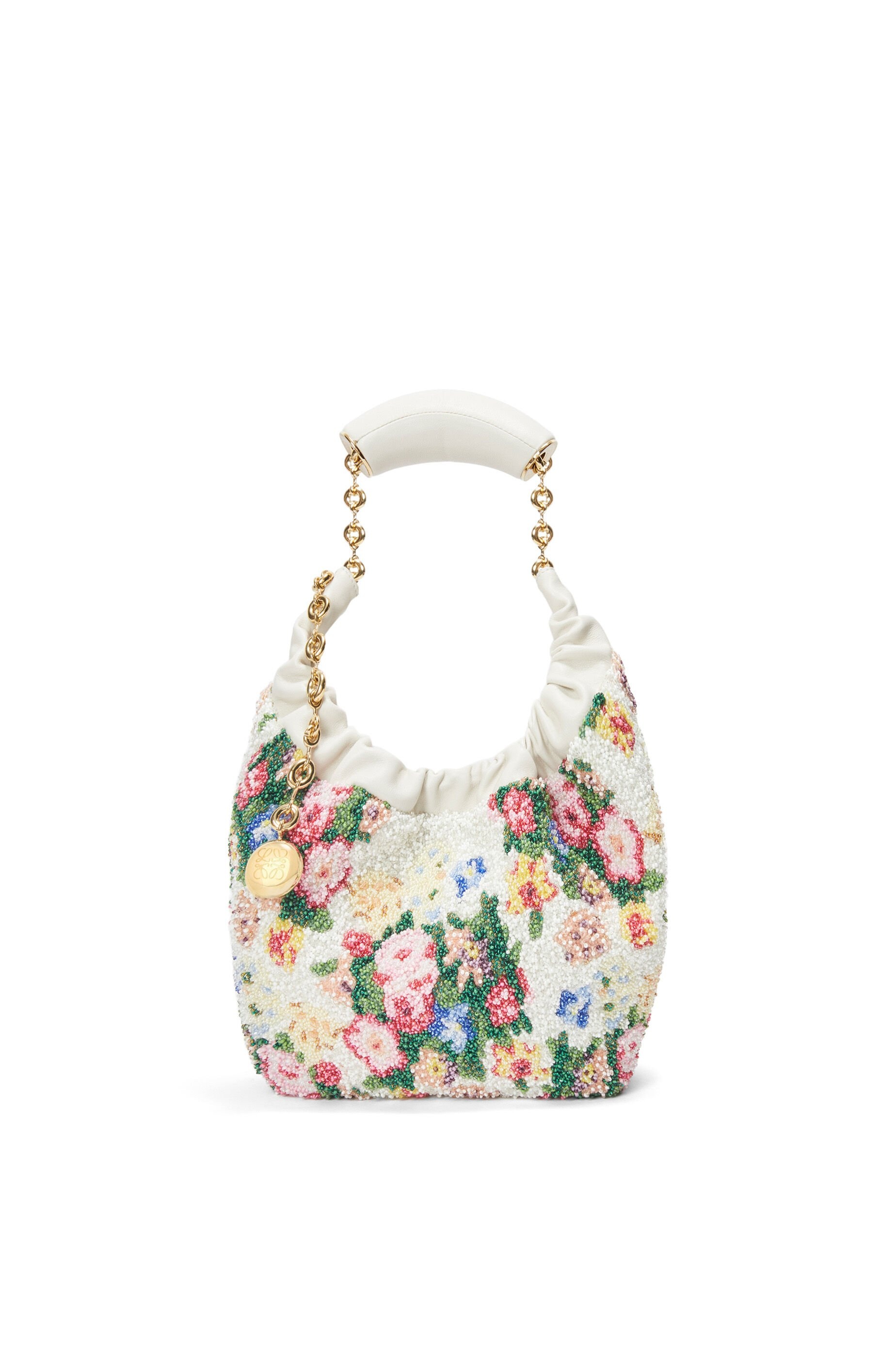 Mini Squeeze bag in beaded leather - 1