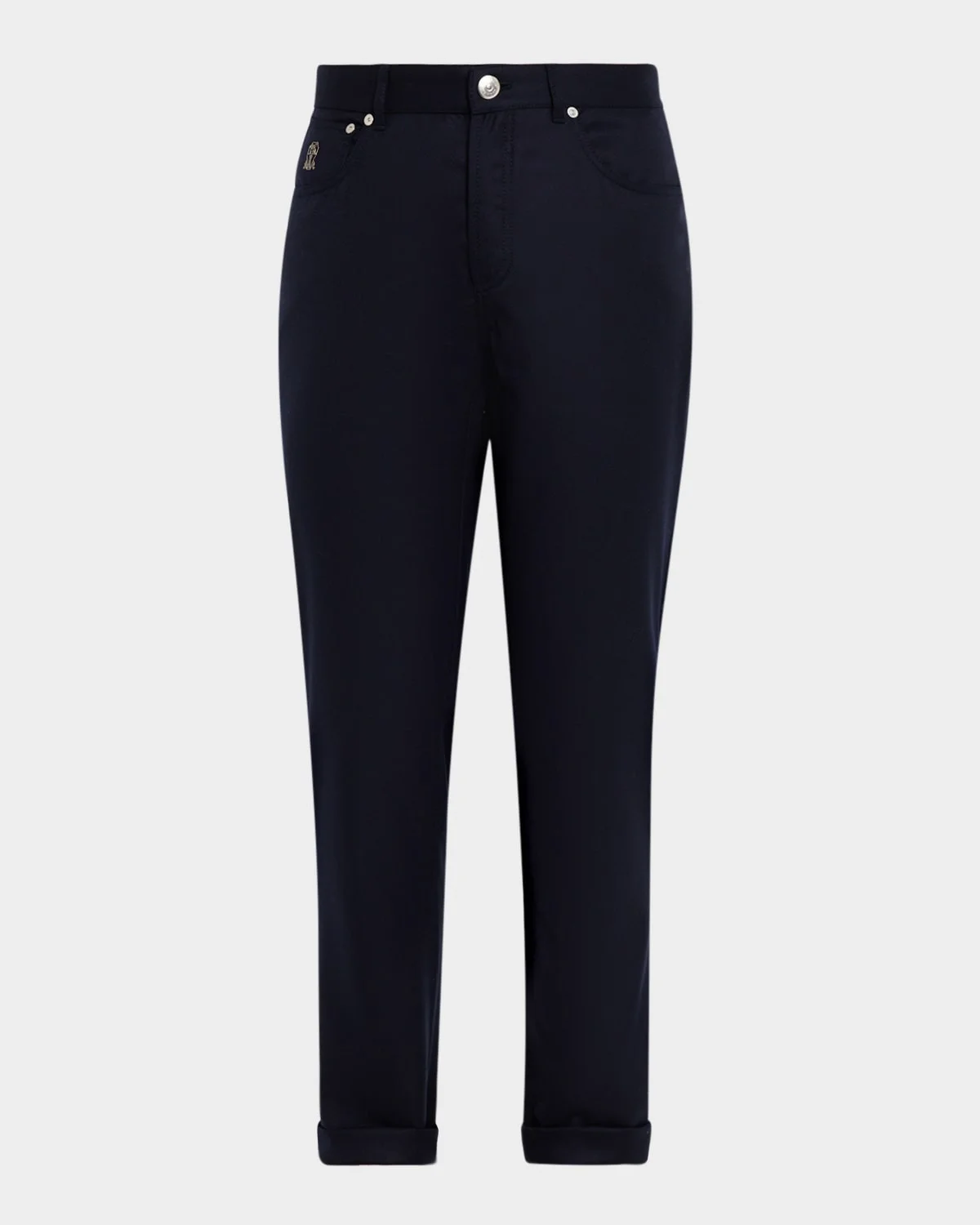 Men's Wool Flannel Five-Pocket Pants - 1