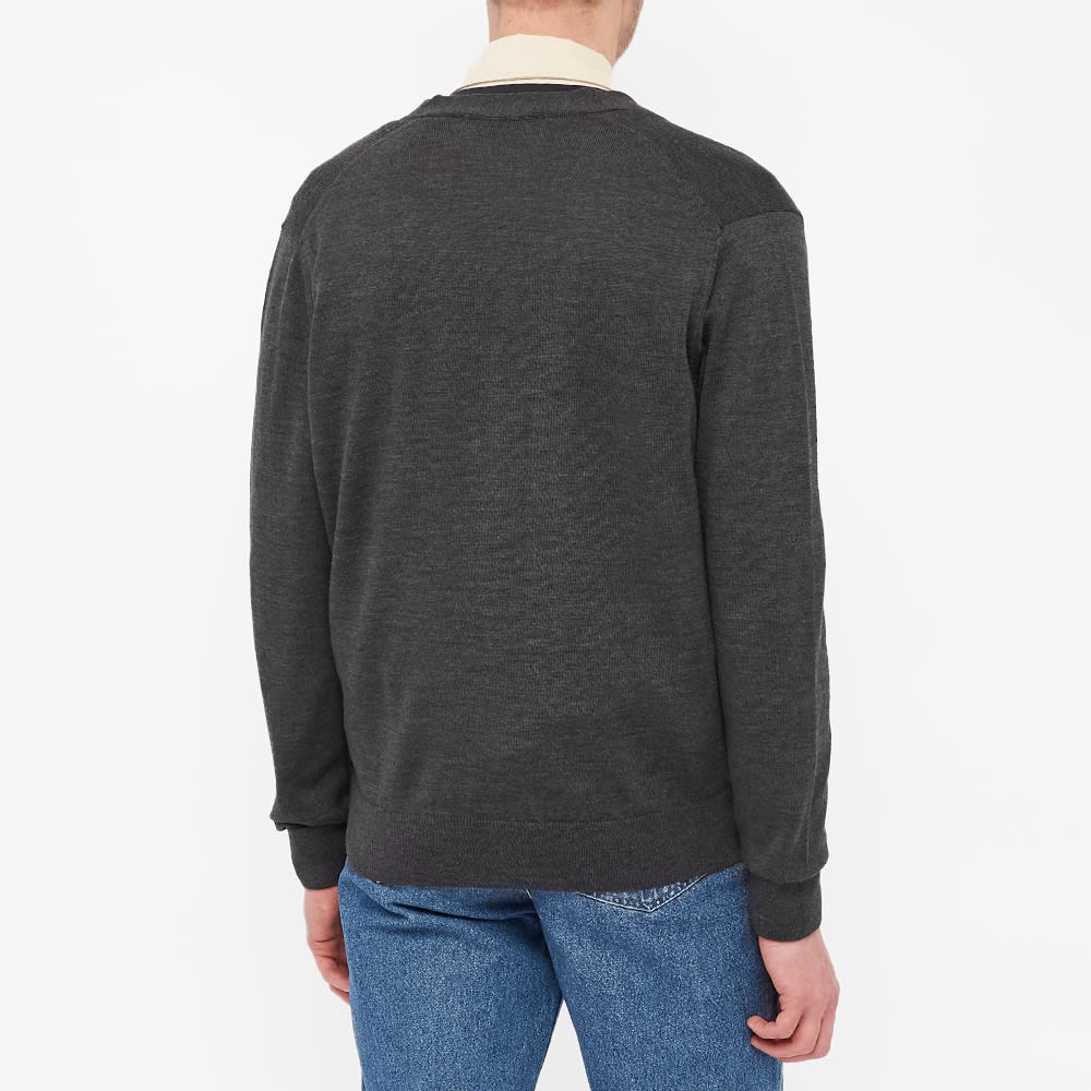 Maison Kitsuné Fox Head Patch Classic Cardigan - 5