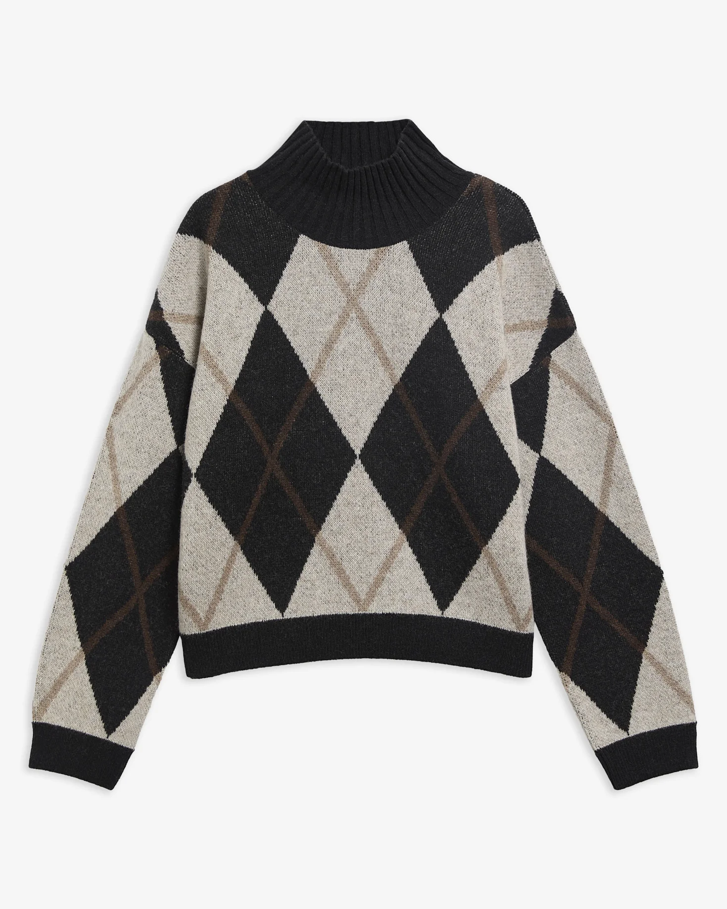 Marlow Argyle Wool Jumper - 1