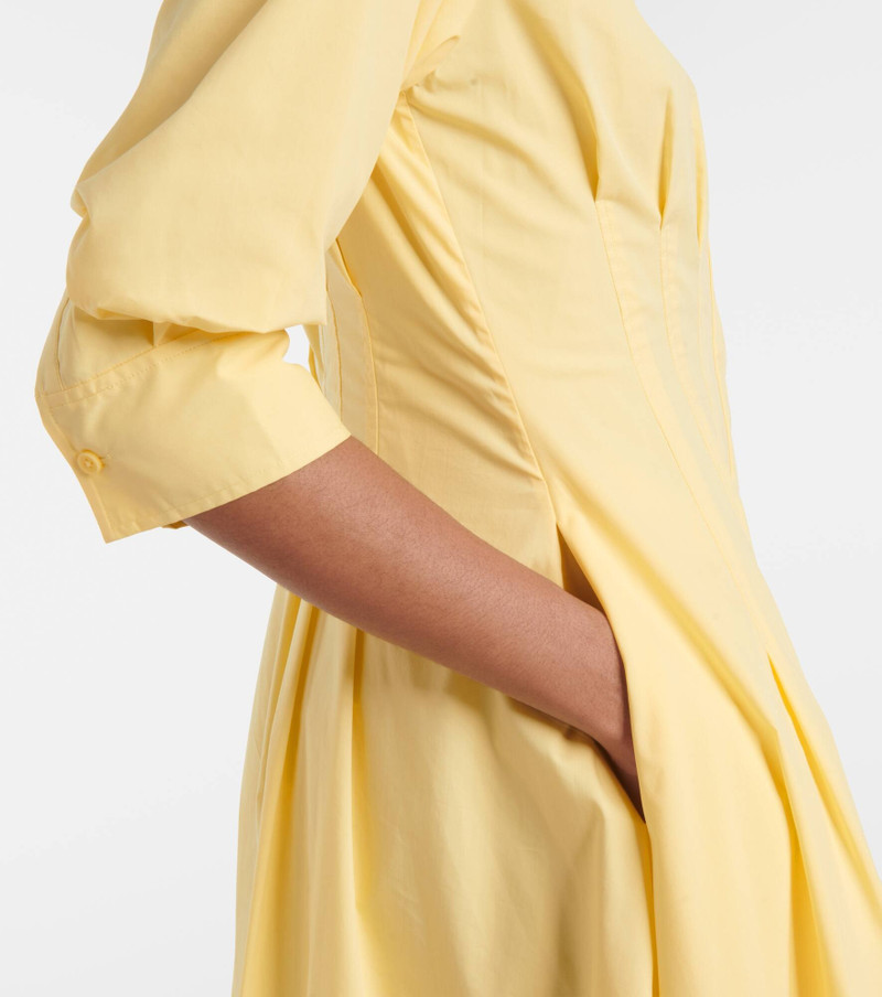 Jazz cotton-blend poplin midi dress 5