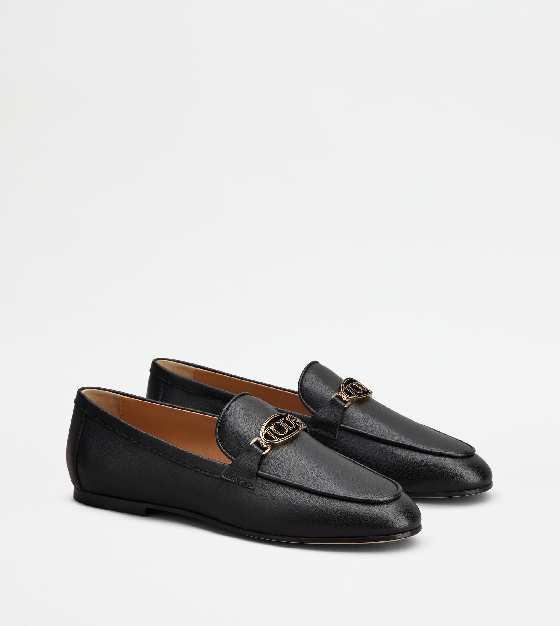 LOAFERS IN LEATHER - BLACK - 3