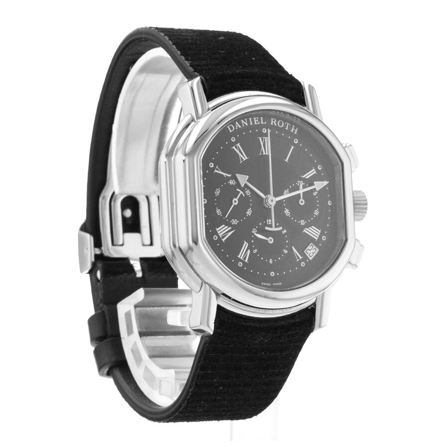 Daniel Roth - Pre-owned Daniel Roth Masters Chronograph Automatic Black Dial Men's Watch S247 - 7