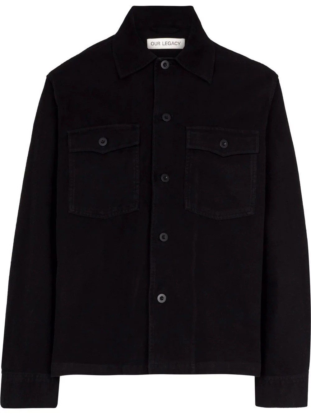 Evening brushed shirt jacket - 1