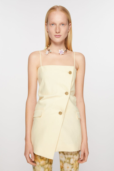 Acne Studios Strap suit top - Soft yellow outlook