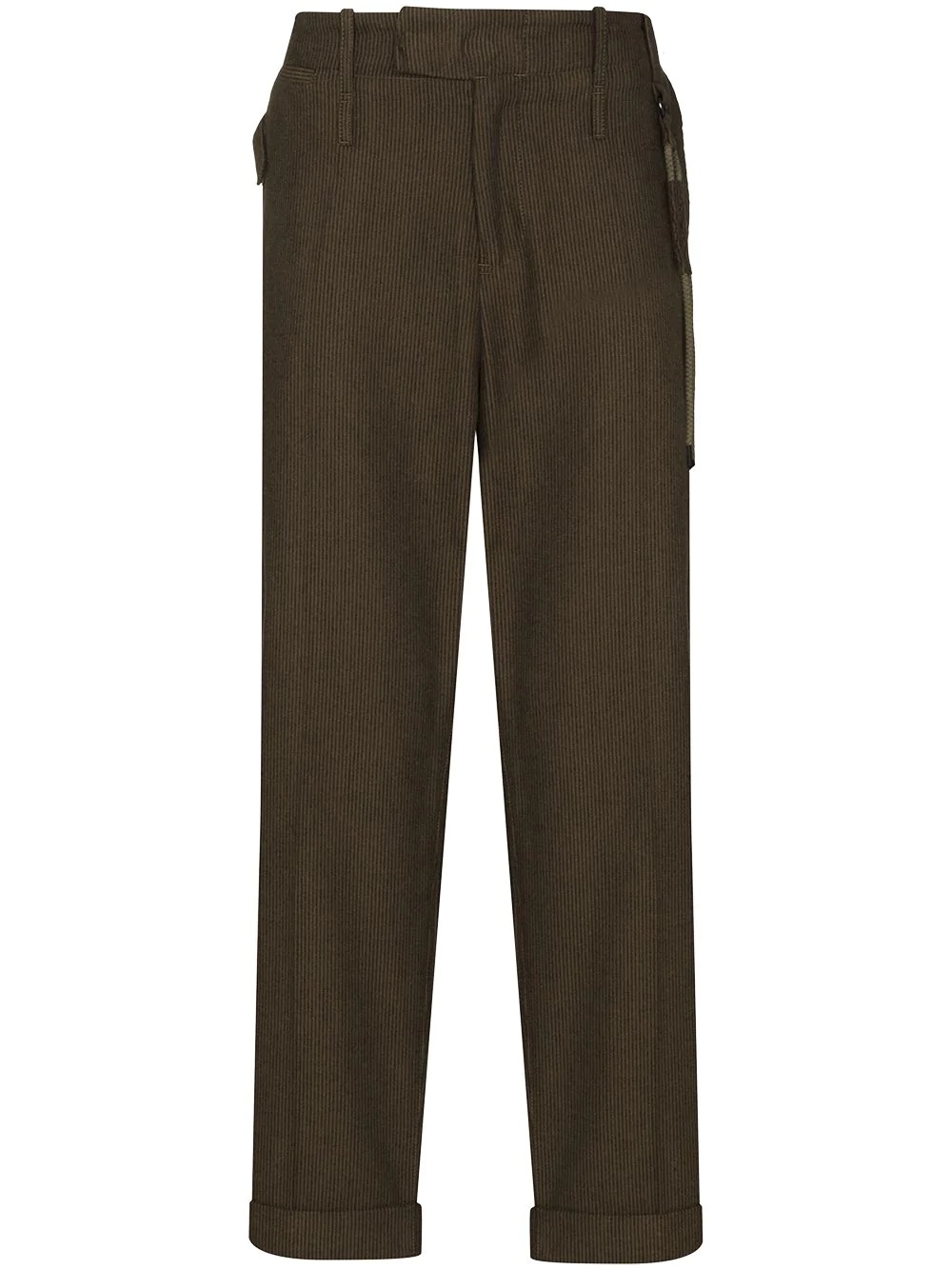 Uniform straight-leg trousers - 1