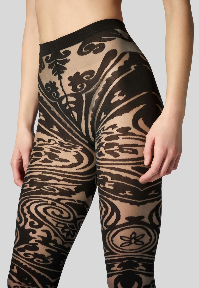PAISLEY TATTOO TIGHTS - 5