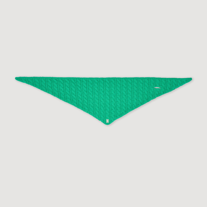 Sandro CABLE KNIT BANDANA outlook