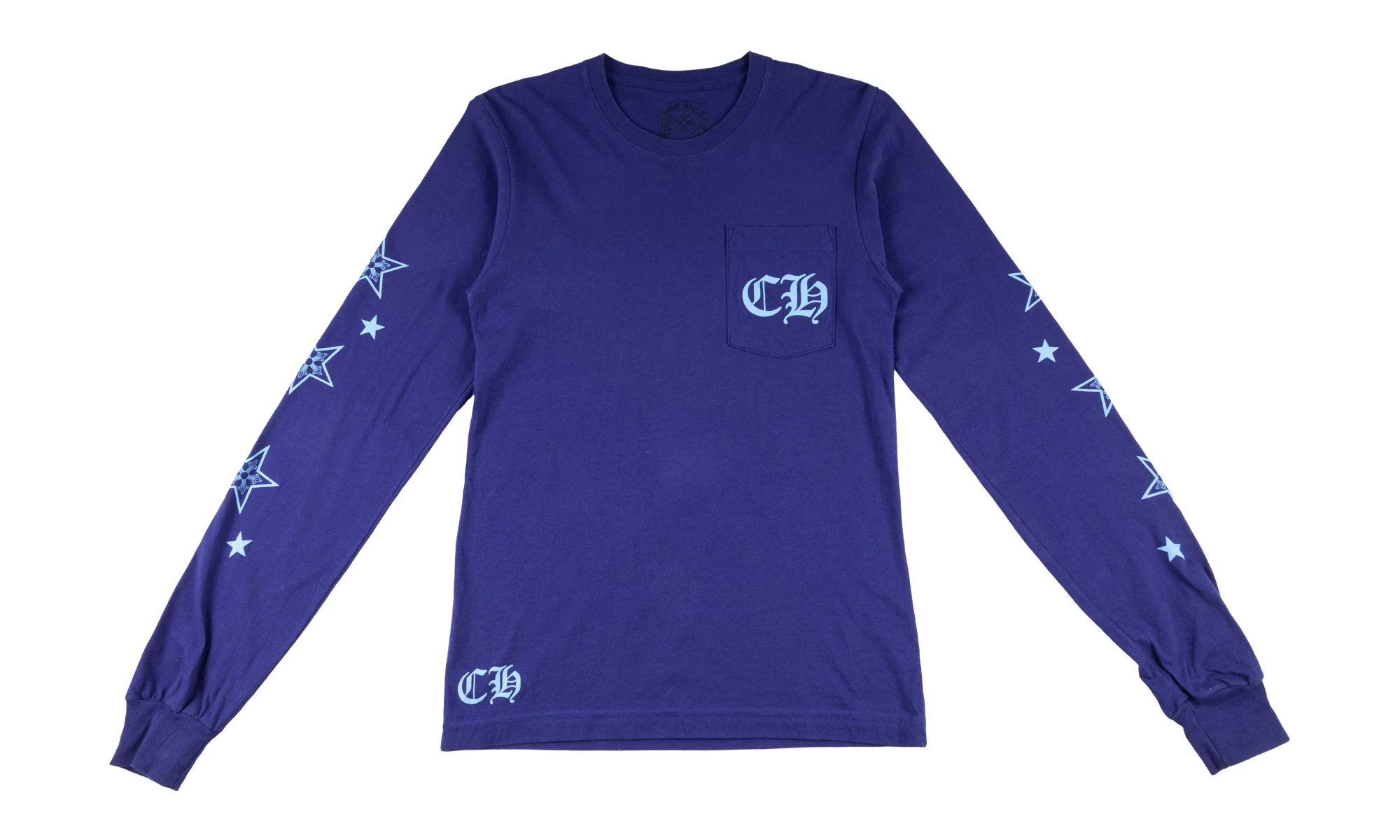 Star Long-Sleeve T-Shirt "Blue" CHRM1148 - 1