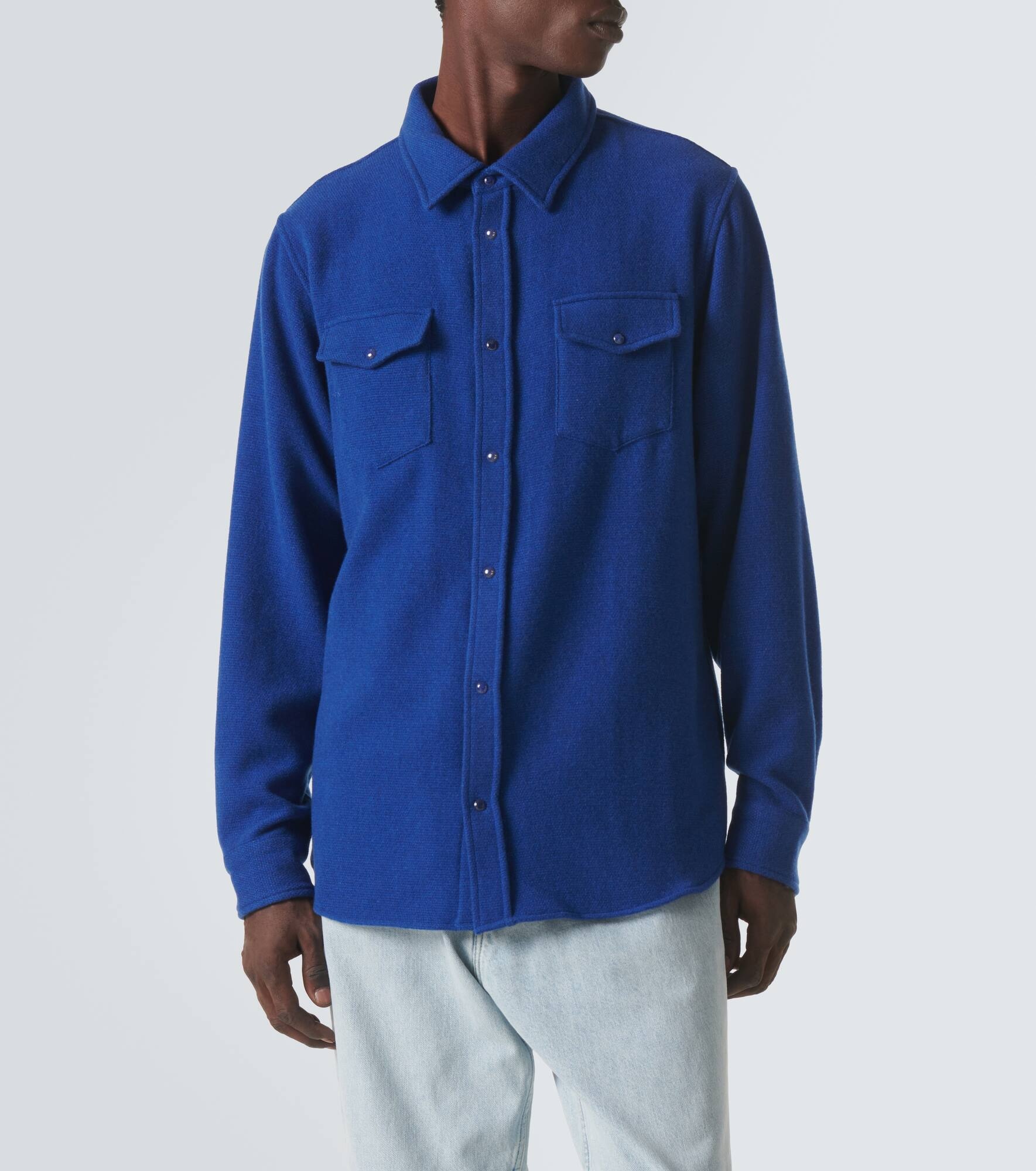 Cashmere overshirt - 3