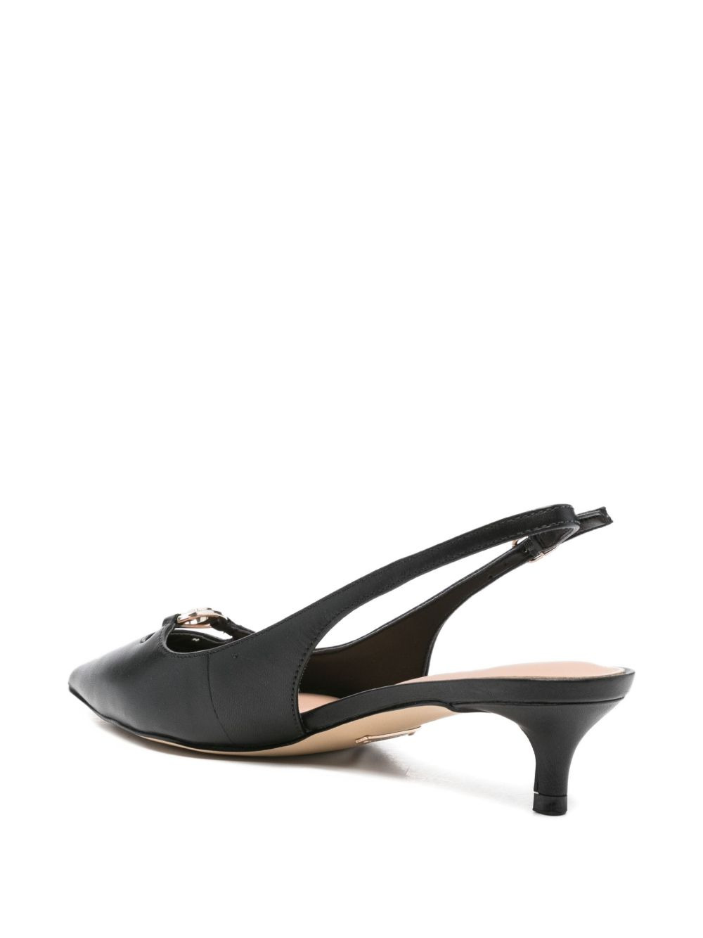 45mm slingback leather pumps - 3