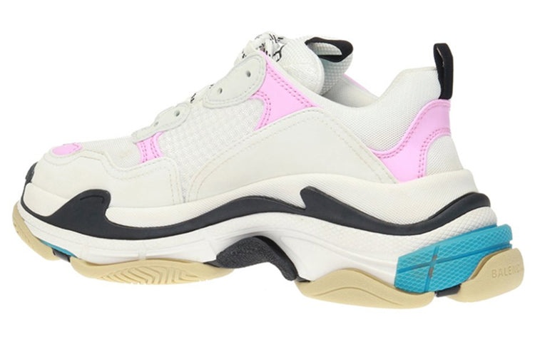 (WMNS) Balenciaga Triple S Trainer 'White Pink' 524039W09OM9054 - 3