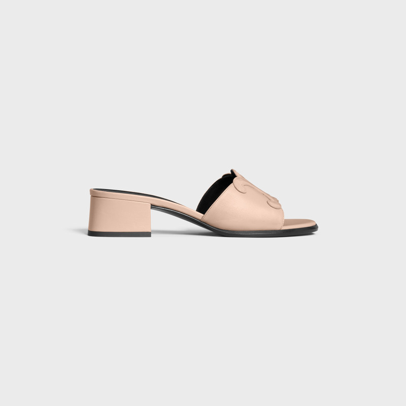 CELINE CLEMENCE MULE IN LAMBSKIN AND PATENT CALFSKIN 1
