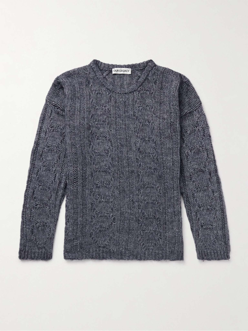 Cable-Knit Sweater - 1