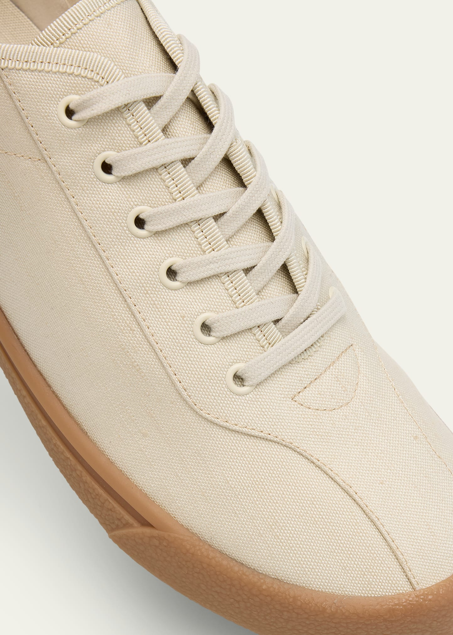 Men's Canvas Low-Top Sneakers - 6