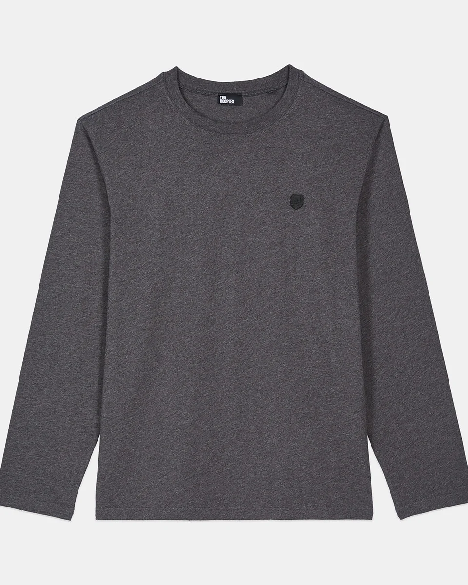 GREY LONG-SLEEVED T-SHIRT - 1