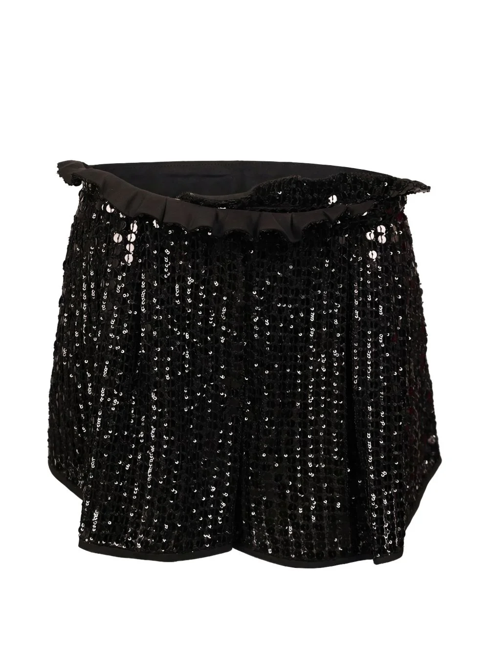 sequin ruffled shorts - 1