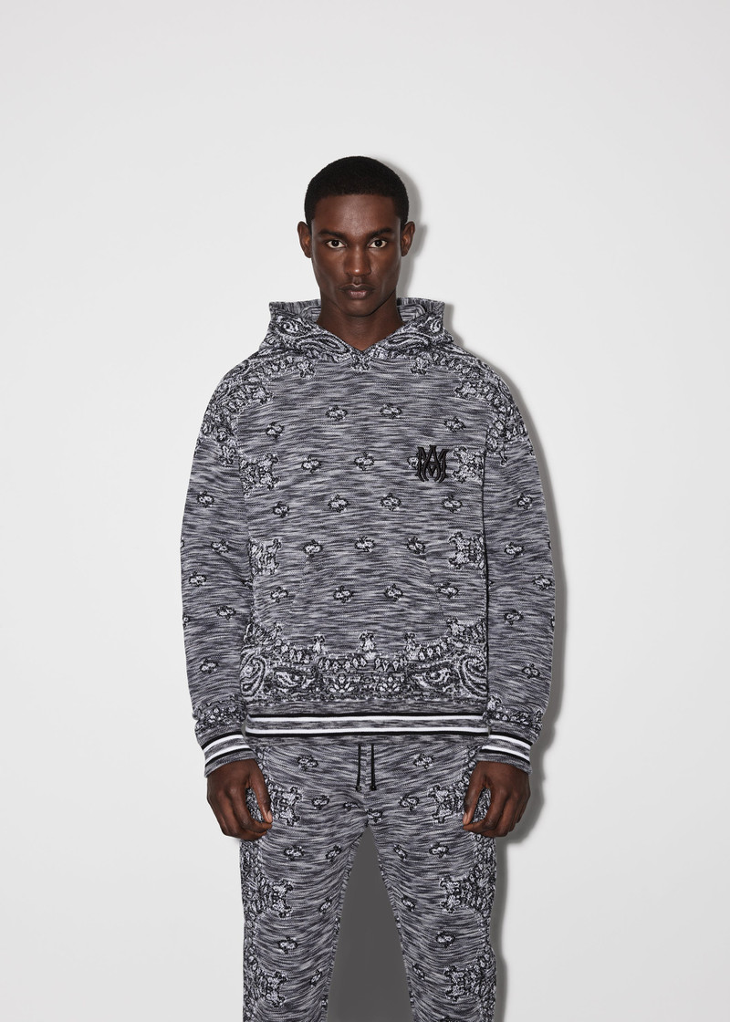 AMIRI SPACE DYE BANDANA HOODIE outlook