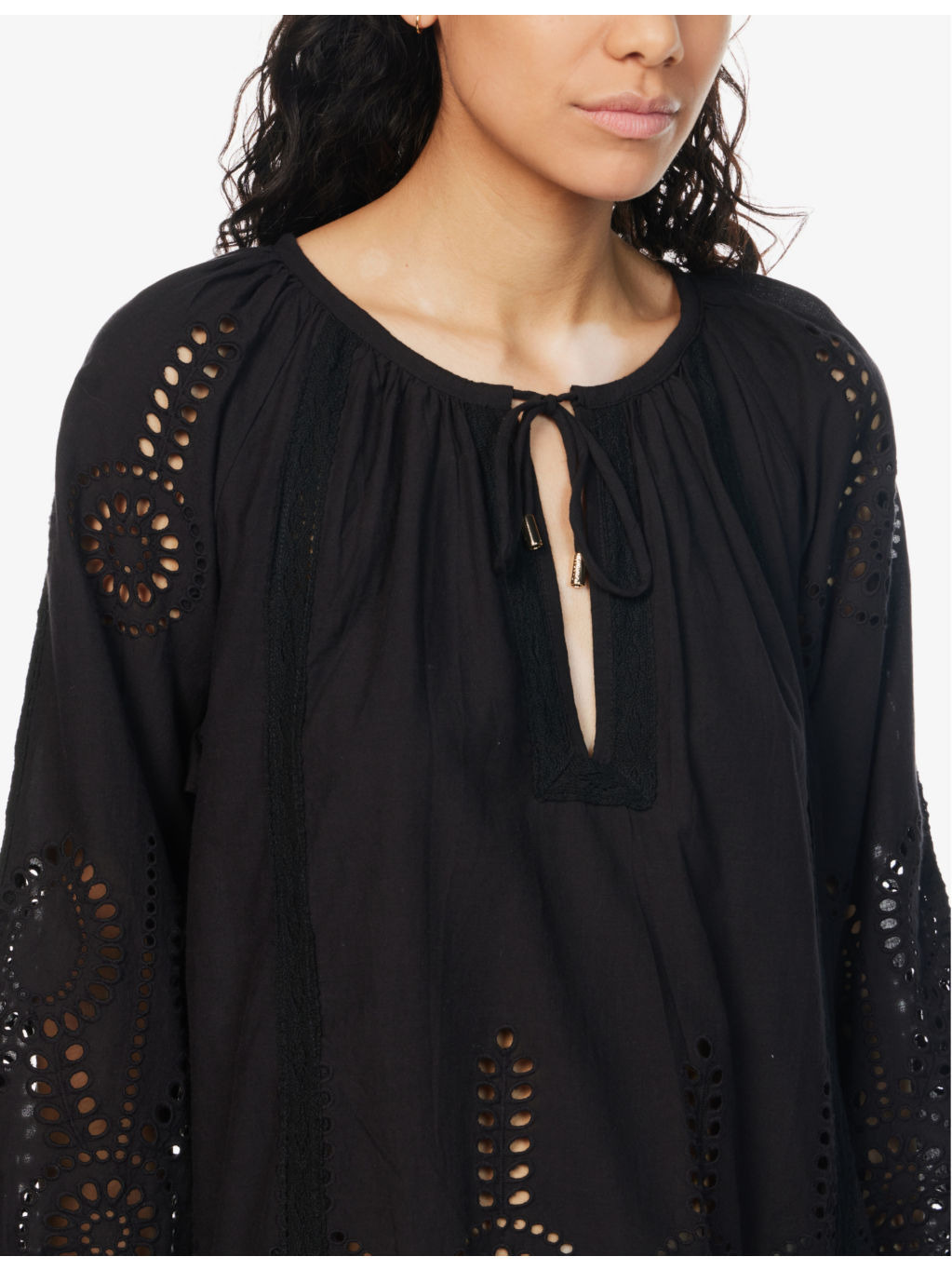 Ashley scalloped-hem cotton cover-up - 5