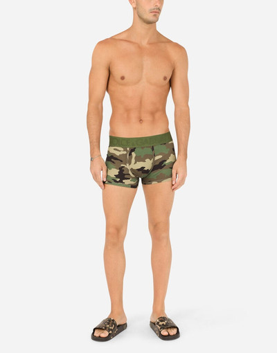 Dolce & Gabbana Camouflage-print two-way stretch jersey boxers outlook