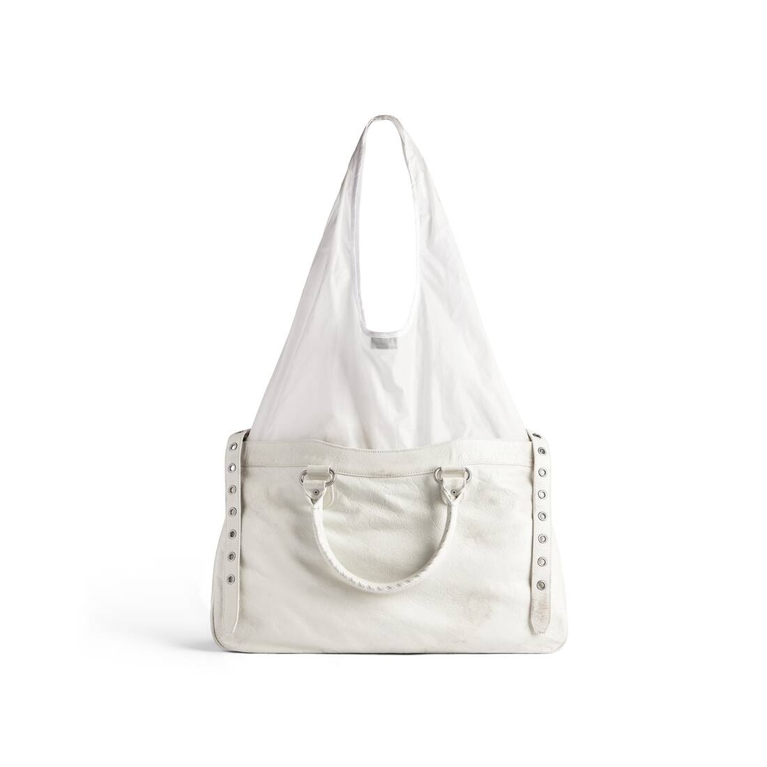 Women's Le Cagole Tote Xl Plus  in White - 4