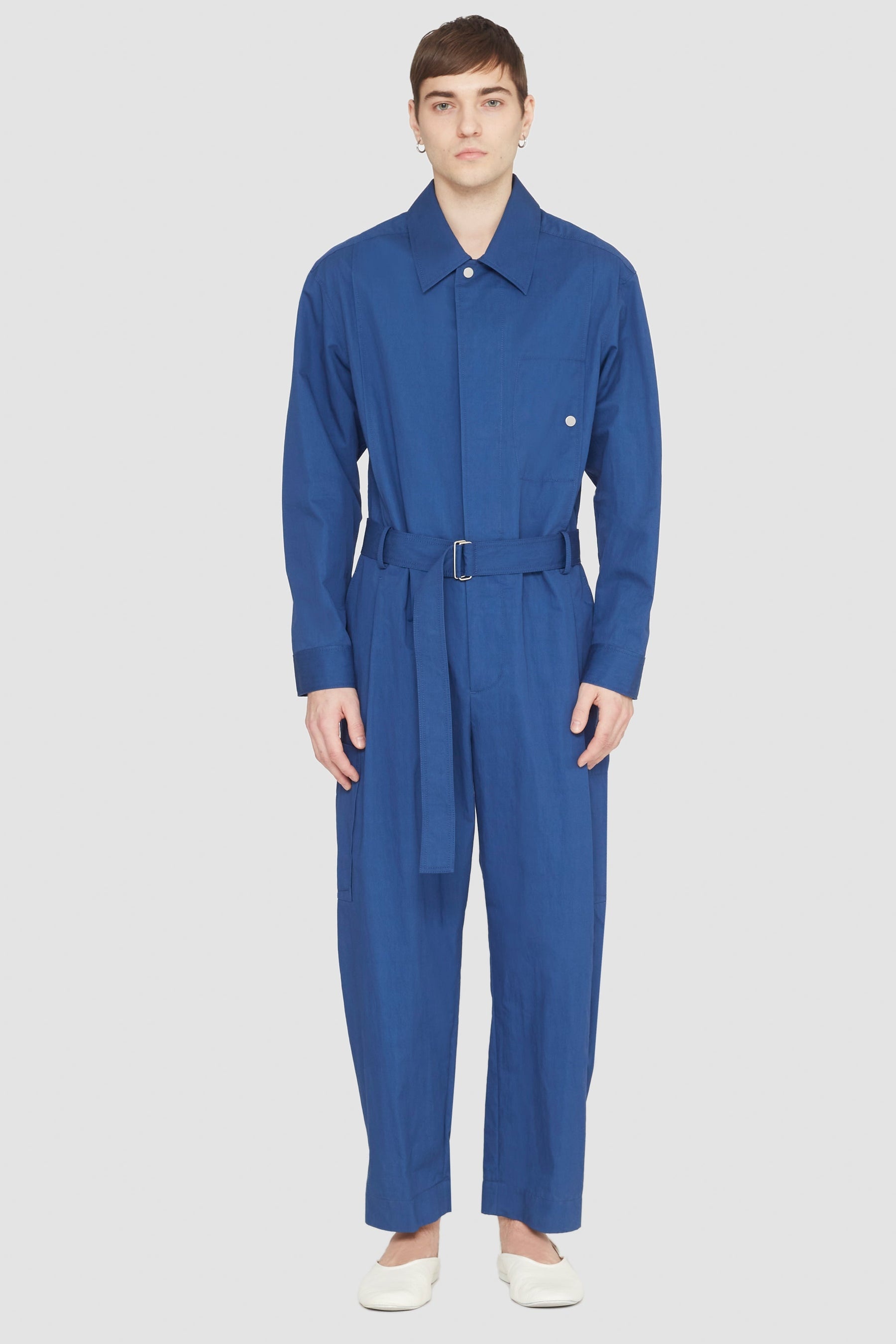 Long-Sleeve Jumpsuit - 2