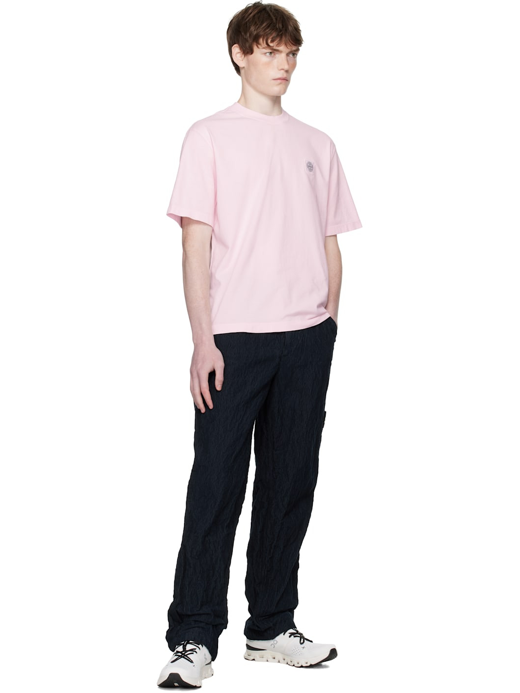 Navy 3100026 Wrinkled Corduroy 500-TC Trousers - 5