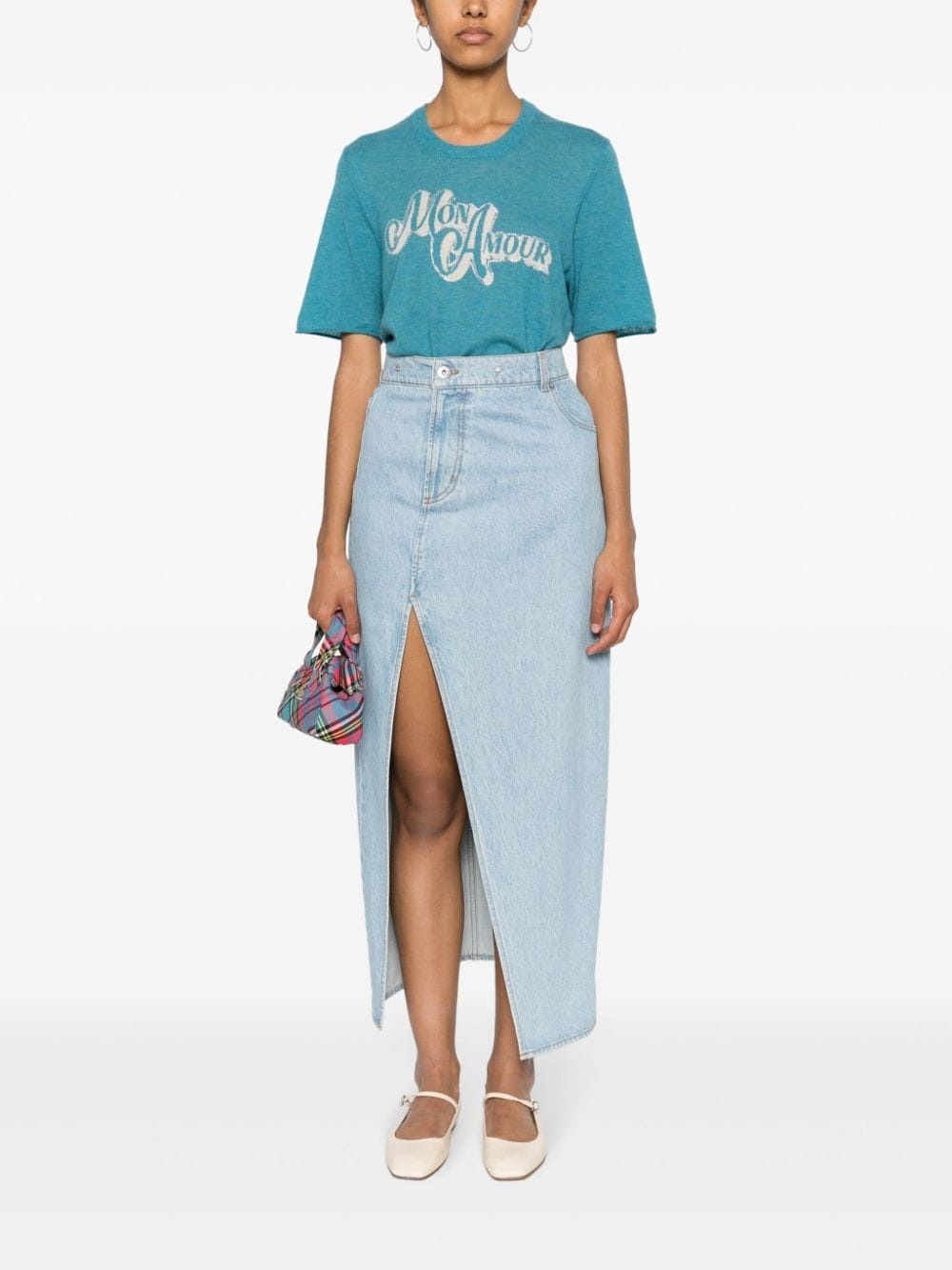 Ida crystal-embellishment knitted top - 2
