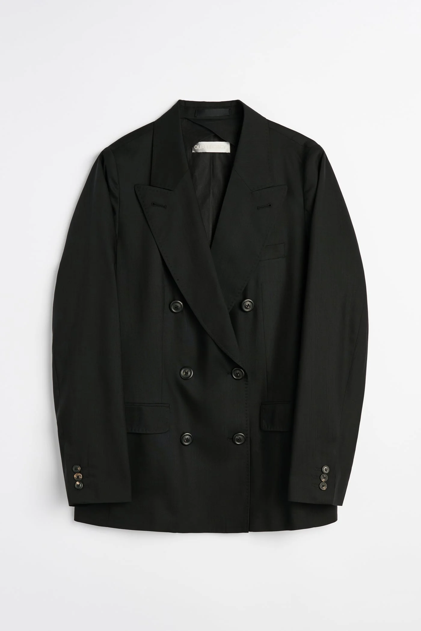 Chemise Blazer Void Black Veil Wool - 1