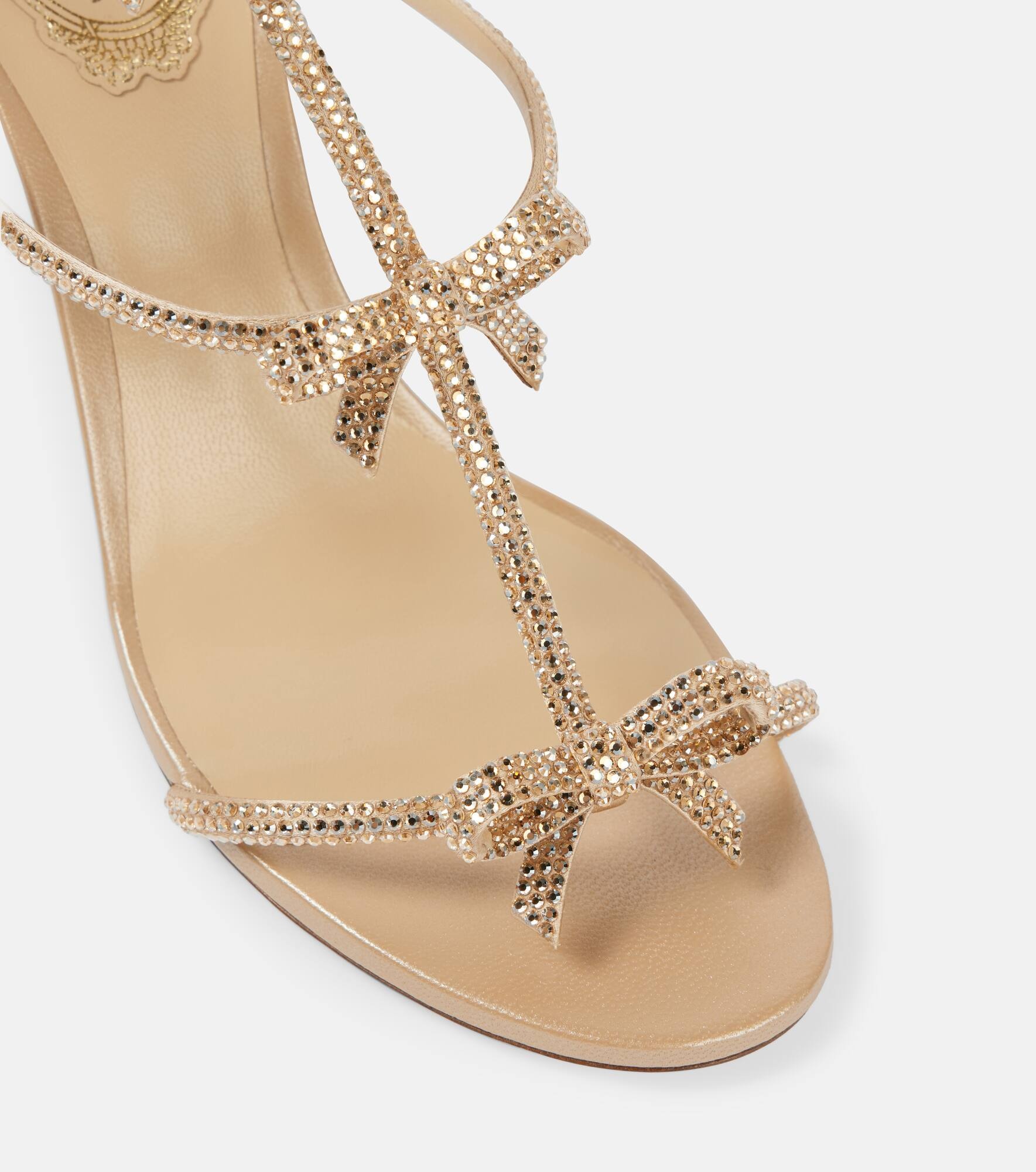 Caterina 80 bow-detail embellished sandals - 6