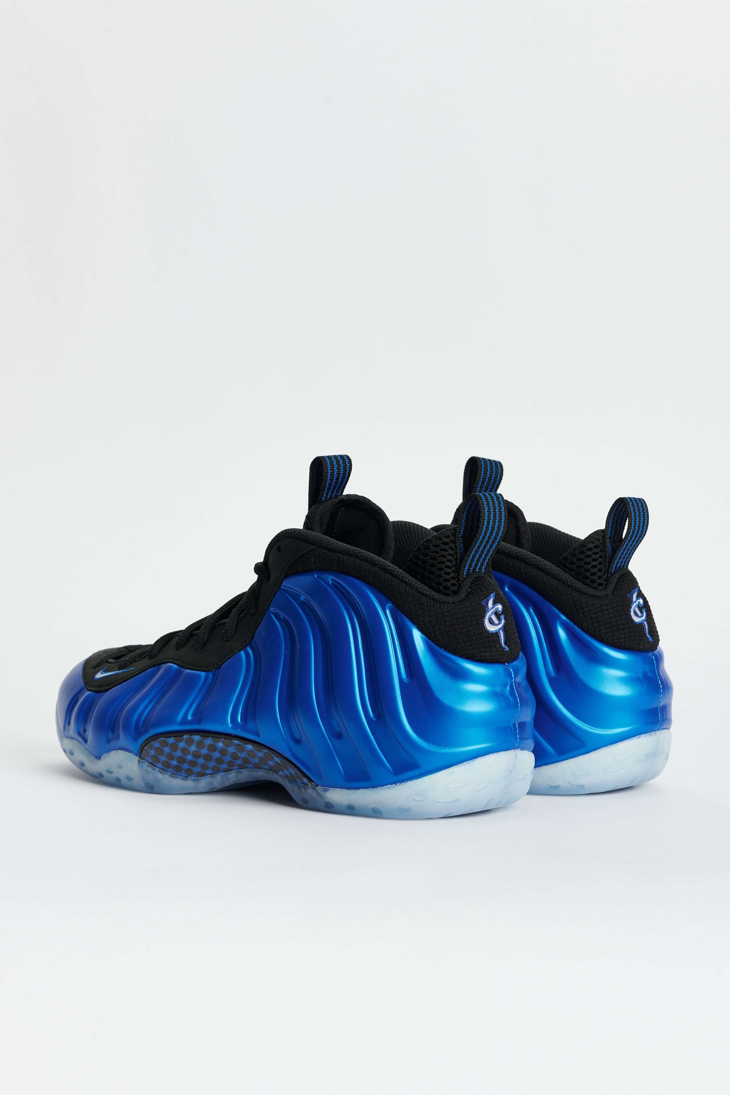 NIKE AIR FOAMPOSITE ONE DK NEON ROYAL / WHITE - 4