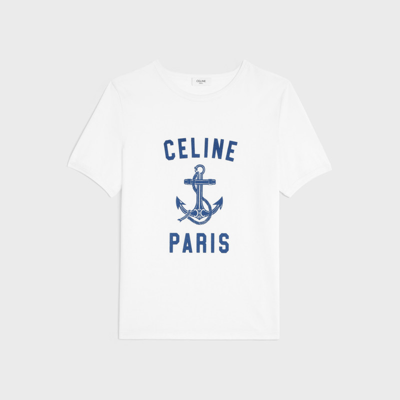 Celine 70's anchor T-shirt in cotton jersey 1