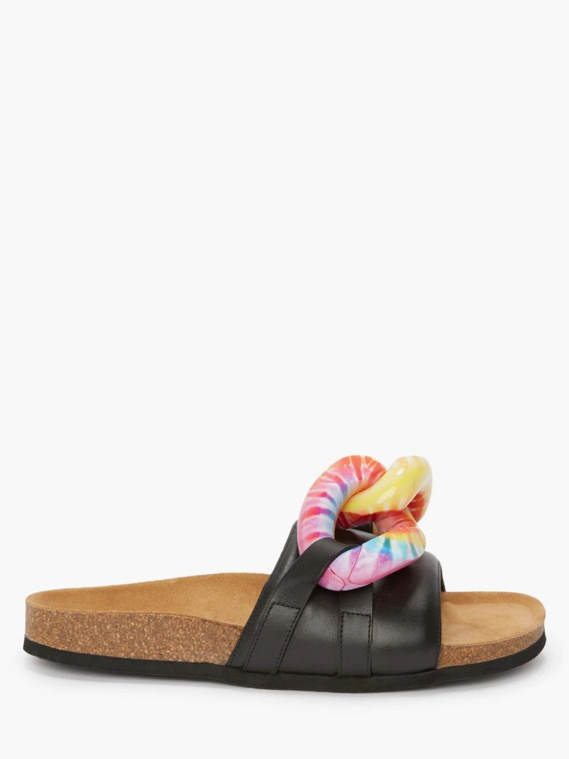 WOMEN’S CHAIN LOAFER SLIDES - 1