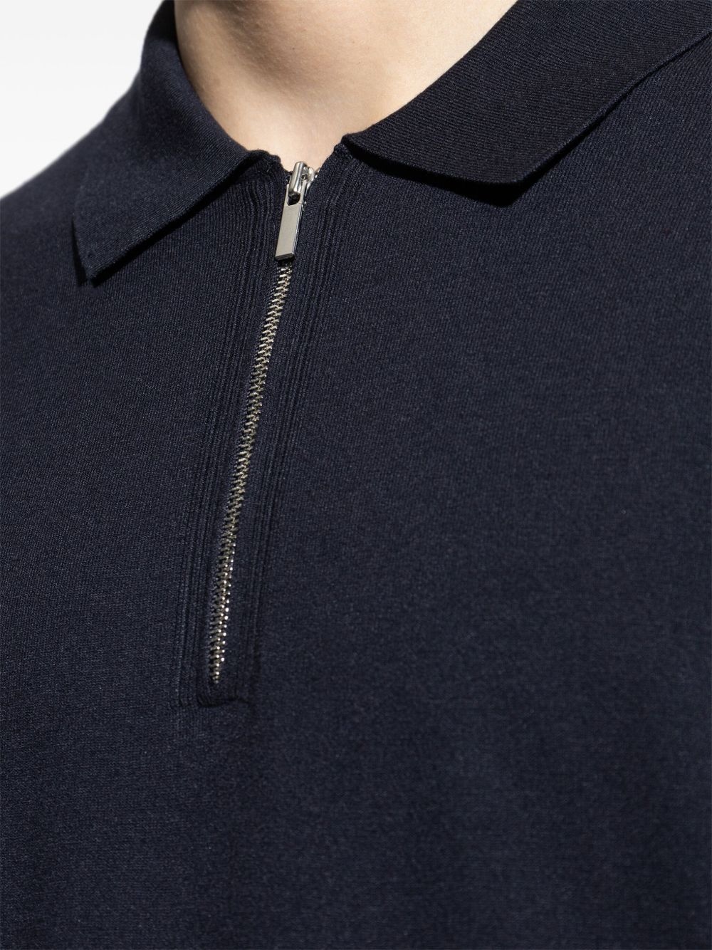 quarter-zip polo jumper - 5