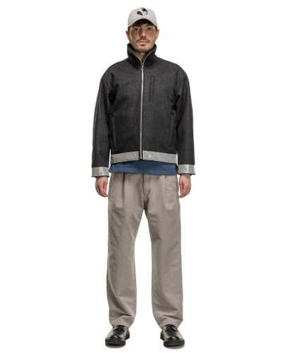 Cav Empt Reflect Wool Zip Jacket Charcoal outlook