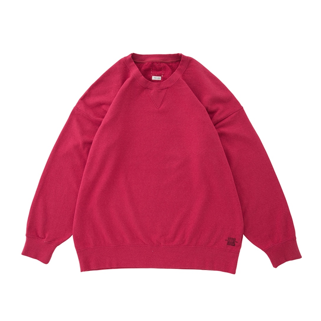 JUMBO SWEAT L/S (STAMP) RED - 1