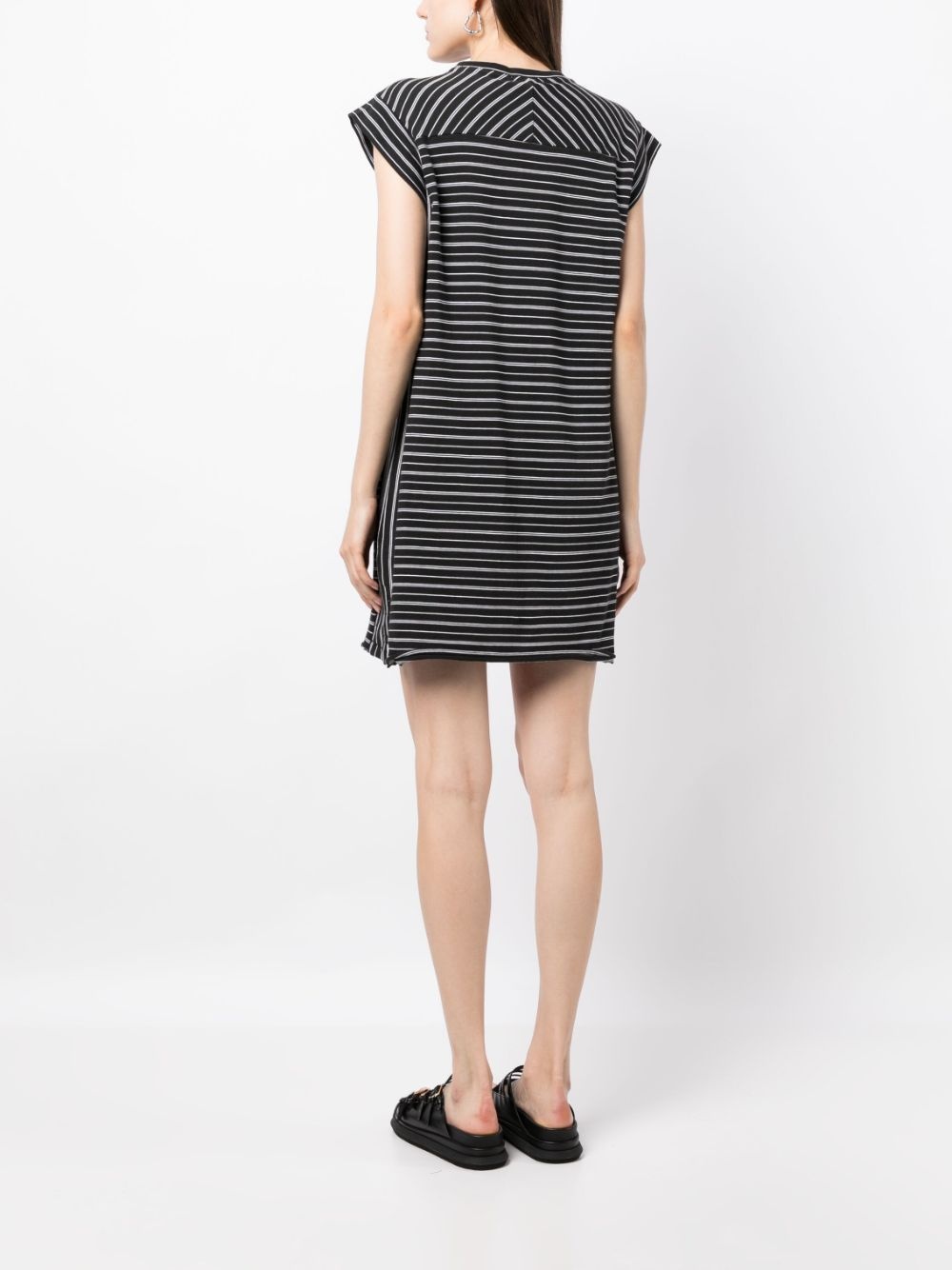 stripe-print organic-cotton dress - 4