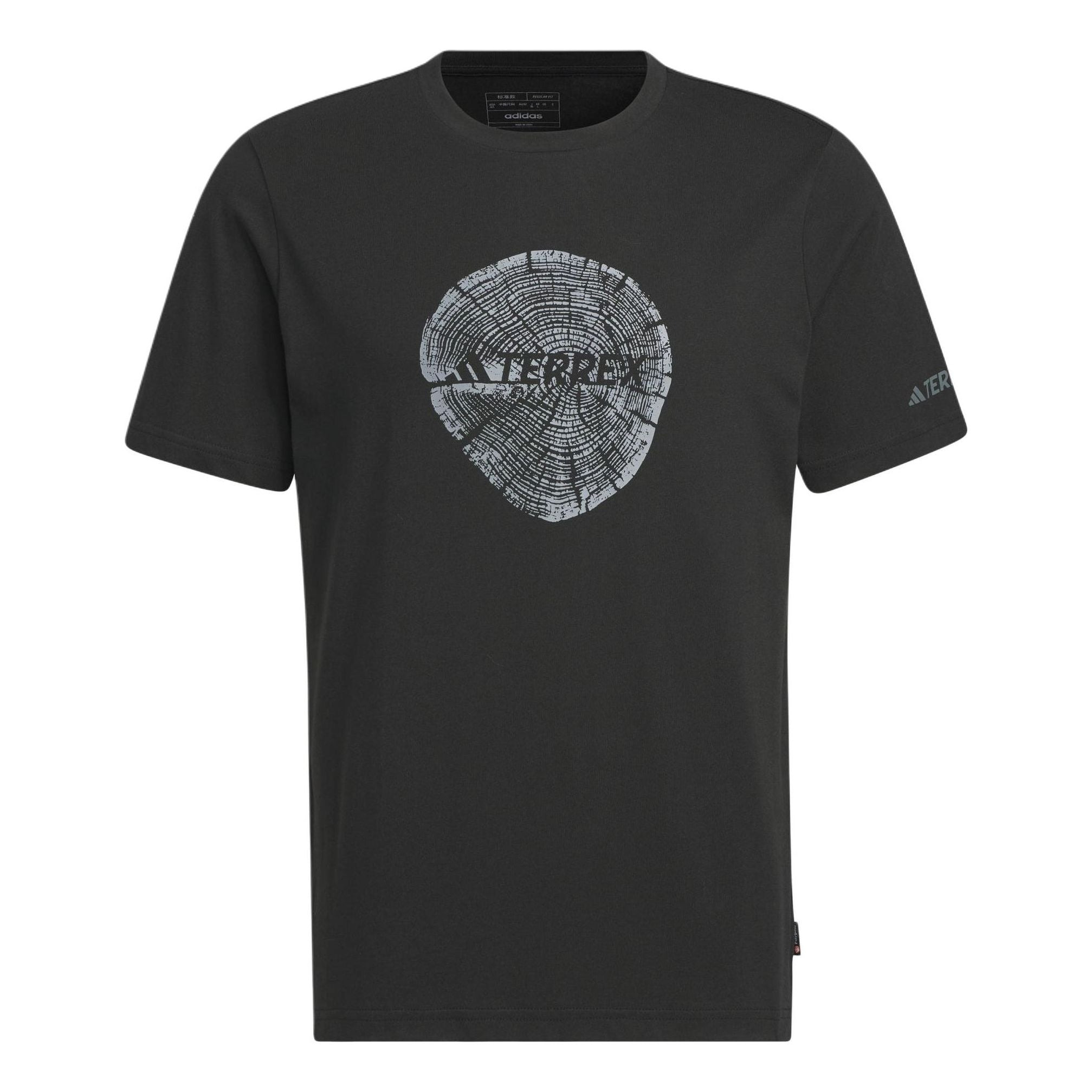 adidas Big Logo T-shirt Asia Sizing 'Black' IS0298 - 1
