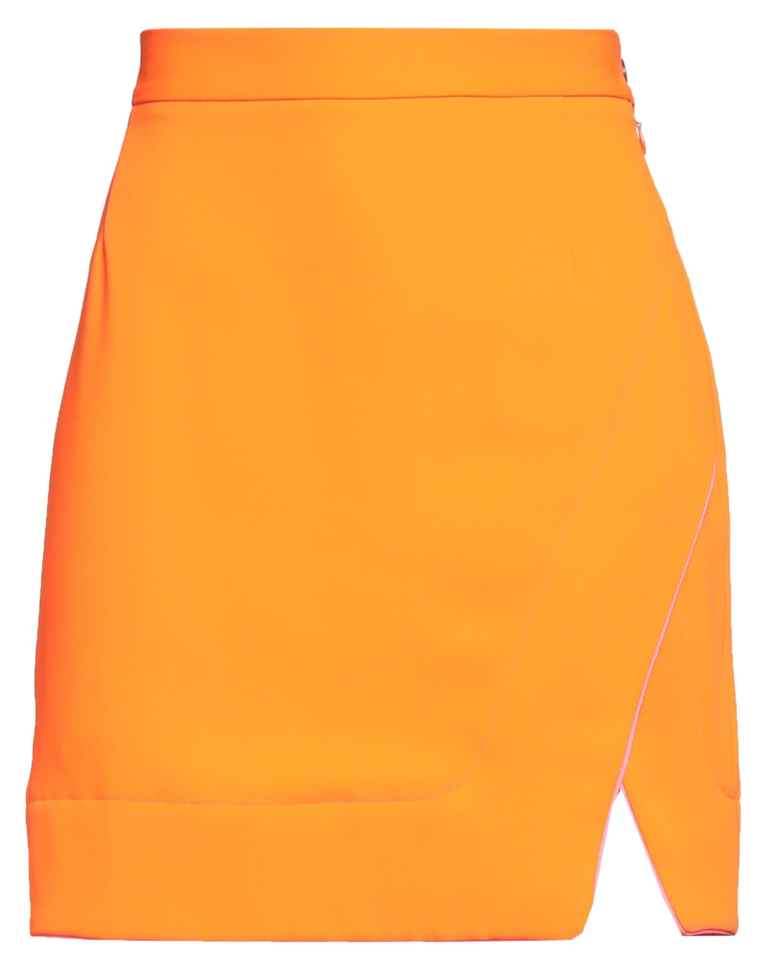 Orange Women's Mini Skirt - 1