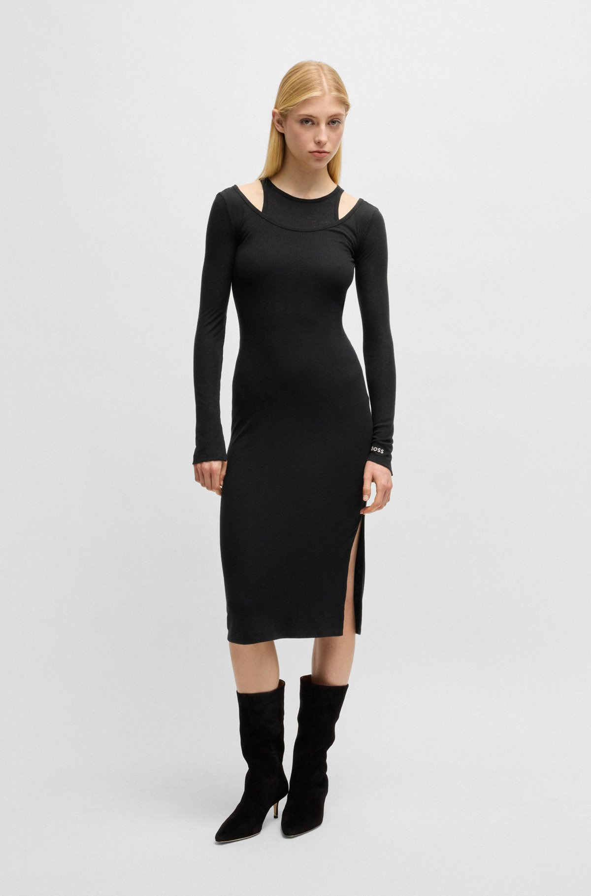 TWO-IN-ONE DRESS WITH LAYERED EFFECT - 2