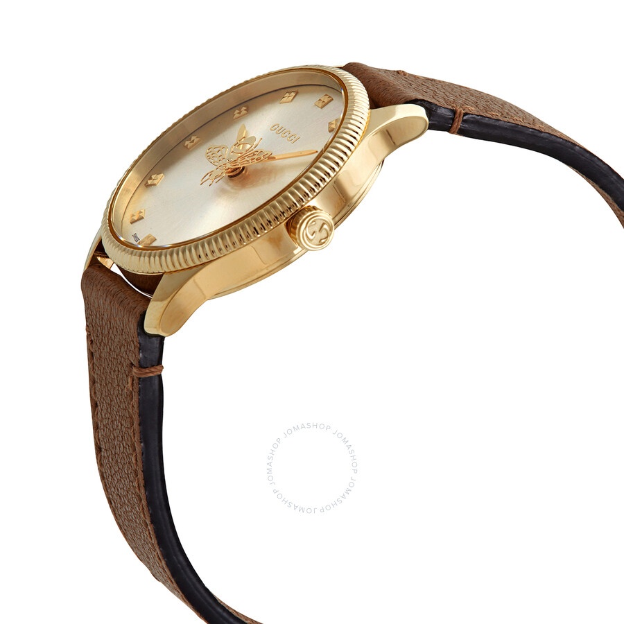 Gucci G-Timeless Quartz Champagne Dial Ladies Watch YA1265022 - 2