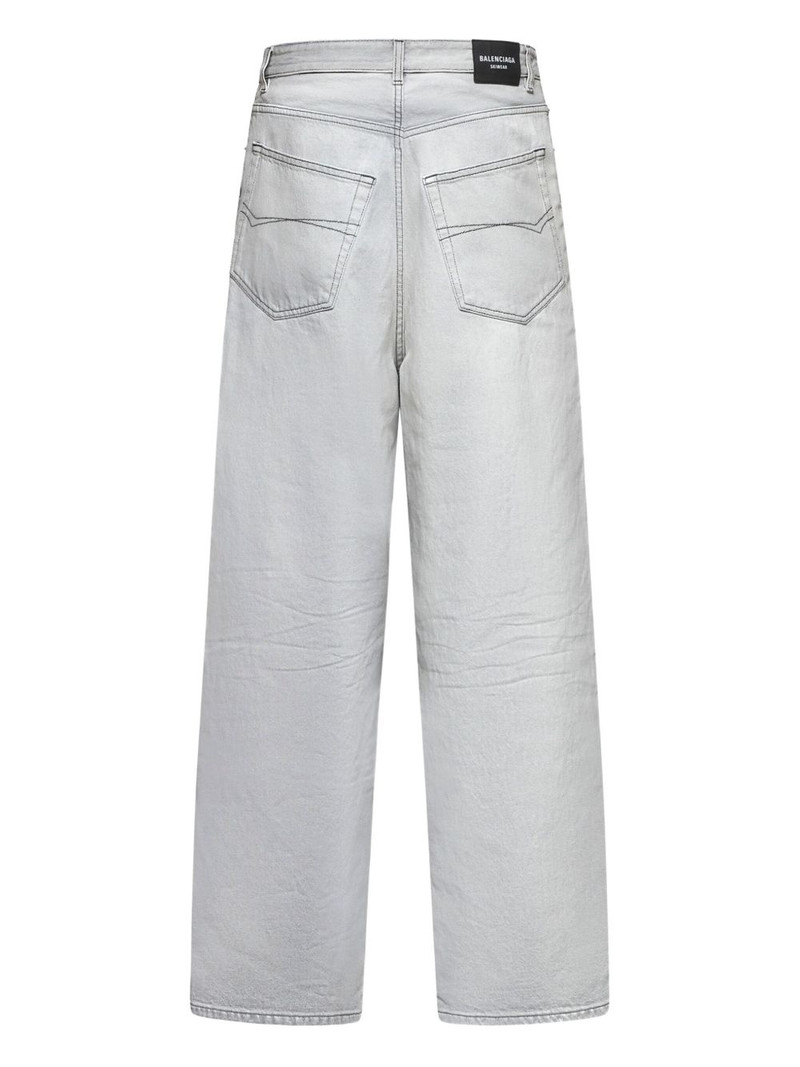 BALENCIAGA logo-patch jeans outlook